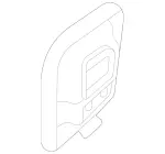 1678310401 - Heating and Ventilation: Sealing Frame for Mercedes-Benz Image