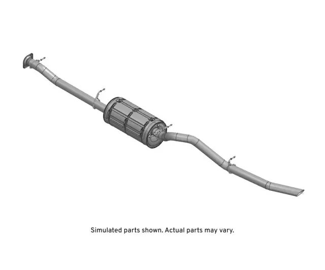 84021297 - : Exhaust Muffler with Exhaust Pipe for GM Image