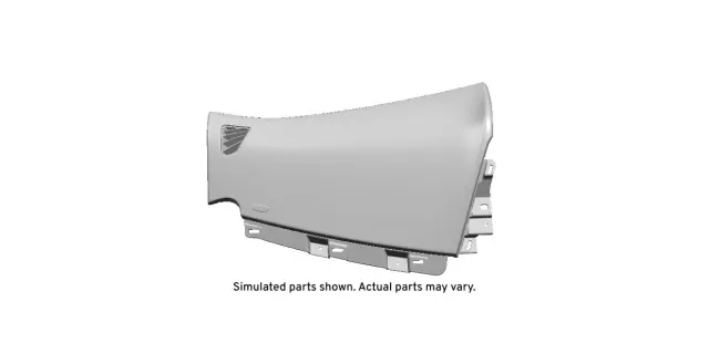 23382983 - : Jet Black Passenger Side Instrument Panel Upper Trim Panel for GM Image