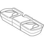 FA1Z5863804BC - Body: Cushion Cover for Lincoln: MKX Image
