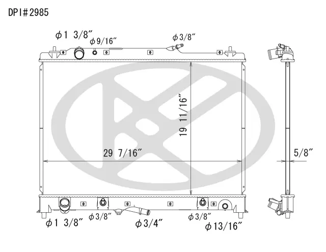 A2985 - Cooling Systems: Koyorad Radiator for Koyo Image