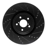 63313014R - : DFC Brake Rotor - Drilled and Slotted - Black for DYNAMIC FRICTION Image
