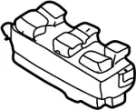254012Y920 - : Window Switch for INFINITI: I30 Image