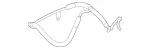 2214661481 - Steering: Flex. High-Pressure Hose for Mercedes-Benz: CL600, CL65 AMG, S600 Image