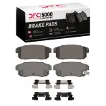 1551100801 - : DFC 5000 Advanced Pads - Semi-Metallic and Hardware Kit for DYNAMIC FRICTION Image