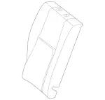 2139208001 - : Padding, Rear Seat Backrest for Mercedes-Benz Image