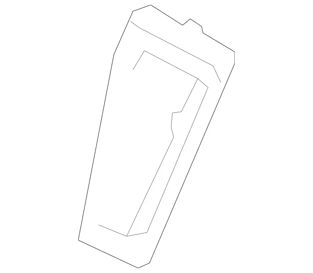 21192016865C56 - Body: Rear Cover for Mercedes-Benz Image