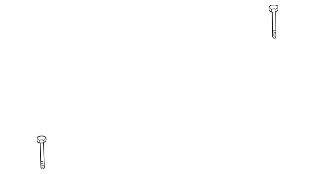 304014010013 - Trailer Coupling: Hexagon Head Bolt for Mercedes-Benz: 600, G55 AMG, G550 Image image