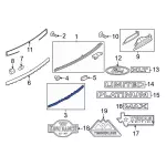 NL1Z402A30AAPTM - Body: Center Molding for Ford: Expedition Image