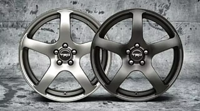 Wheel TRD Cast Aluminum Low Gloss Black 5 Spoke 18x7.5 Inch - Toyota (PTR18-21060)