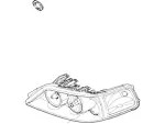 4W1Z13008AB - Electrical: Headlamp Assembly for Lincoln: Town Car Image