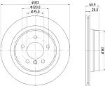 355106772 - : Disc Brake Rotor for Hella Pagid Image