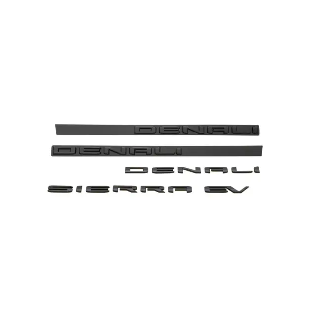85667048 - Exterior: Sierra Emblems - Black for GMC: Sierra EV Image