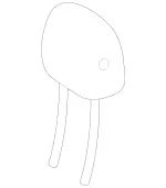 90797017009D88 - Body: Headrest for Mercedes-Benz: Sprinter 1500, Sprinter 2500, Sprinter 3500, Sprinter 3500XD, Sprinter 4500 Image