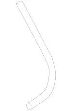 2019970382 - Steering: Hose for Mercedes-Benz Image