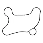 35996 - : Engine Water Pump Gasket for FEL-PRO Image
