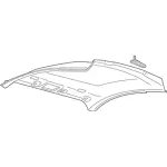 JR3Z6351916CA - Body: Headliner for Ford: Mustang Image