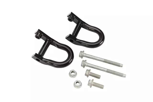 15827191 - : Front Tow Hook in Black for Cadillac: Escalade, Escalade ESV, Escalade EXT | Chevrolet: Avalanche, Suburban 1500, Tahoe | GMC: Yukon, Yukon XL 1500 Image