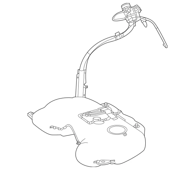 1674709704 - Fuel System: Fuel Tank for Mercedes-Benz: GLS450, GLS580, GLS63 AMG, Maybach GLS600 Image image