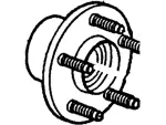 F3SZ1109A - Brakes: Hub for Ford: Thunderbird | Lincoln: Mark VIII | Mercury: Cougar Image