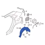 KT4Z58278B51D - : Splash Shield for Ford: Edge Image