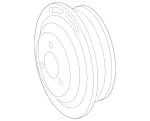 4661015 - : Belt Pulley for Mercedes-Benz: CL600, CL65 AMG, Maybach S600, Maybach S650, S600, S65 AMG, SL600, SL65 AMG Image