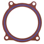 61740 - : Fuel Injection Throttle Body Mounting Gasket for FEL-PRO Image
