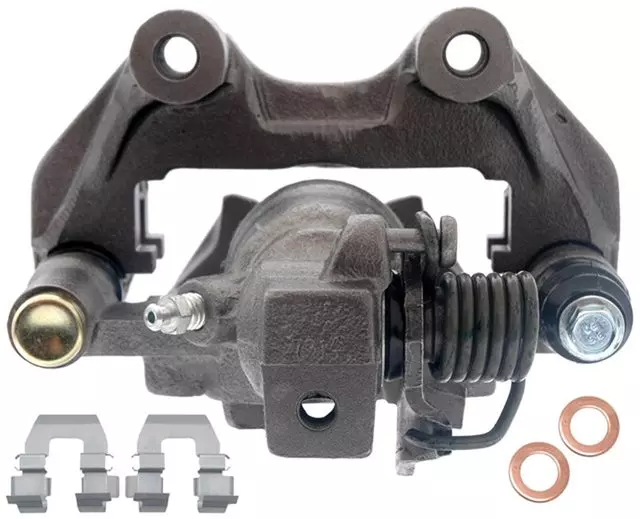 Rear Passenger Side Disc Brake Caliper Assembly (Friction Ready Non-Coated), Remanufactured - GM (19141418)