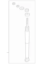 2023261600 - : Shock Absorber for Mercedes-Benz: C220, C230 Image