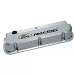 302139 - : Ford Racing 289-351 Slant Edge Valve Cover Chrome for Ford Performance Parts Image