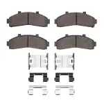 1551065201 - : DFC 5000 Advanced Pads - Semi-Metallic and Hardware Kit for DYNAMIC FRICTION Image