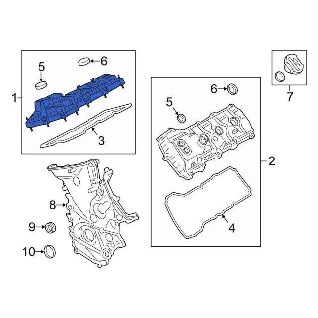 Valve Cover - Ford (BR3Z-6582-V)