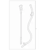 2760109610 - : Oil Dipstick Tube for Mercedes-Benz Image