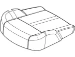 AE9Z7462901BE - Body: Cushion Cover for Lincoln: MKT Image