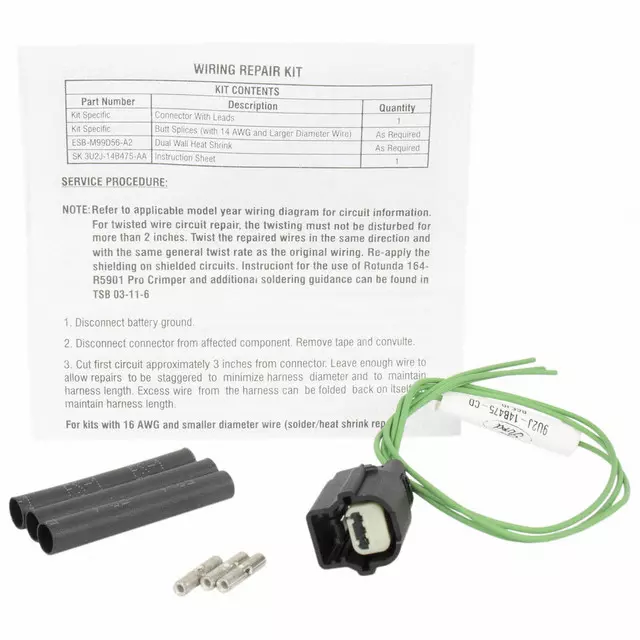Wire Assembly - Ford (9U2Z-14S411-CD)