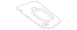 17681016008S97 - : Sun-Visor for Mercedes-Benz Image
