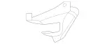 1906221800 - Cowl, Front Panel: Partition for Mercedes-Benz Image