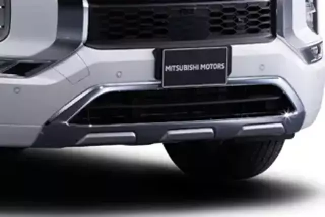 MZ555591EX - Exterior: Front Lower Trim - Chrome for Mitsubishi: Outlander, Outlander PHEV Image