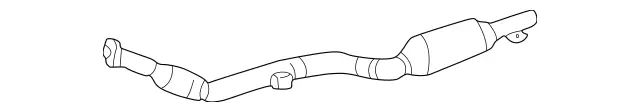 2104904519 - : Exhaust Pipe for Mercedes-Benz Image