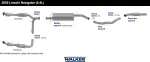 55339 - : Quiet-Flow SS Direct Fit Exhaust Muffler Assembly for Walker Exhaust Image