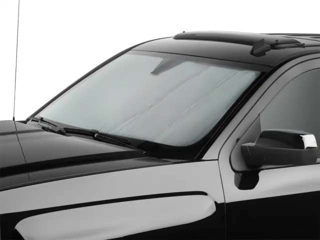 TS0001 - Interior: Silver / Black WeatherTech® SunShade for WeatherTech Image