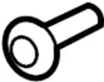 143100501 - Body: Fuel Door Screw for Infiniti Image