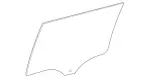 2477257401 - : Door Glass for Mercedes-Benz Image