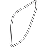 DA1Z78253A10AA - Body: Weather-Strip On Body for Lincoln: MKX Image