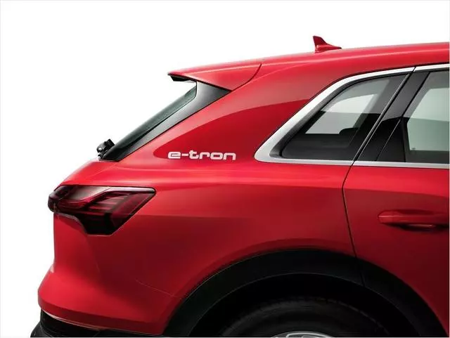 E-Tron Decal - Silver - Audi (4KE-064-317-Z7G)