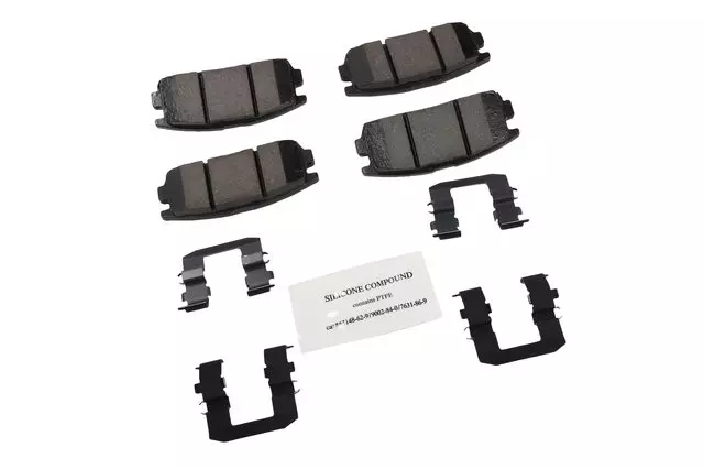 19427997 - Unclassified: Ceramic Rear Disc Brake Pad Kit with Clips for GM Image