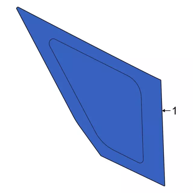 M1PZ7829710D - : 2022-2024 Ford Bronco Sport - Quarter Glass for Ford: Bronco Sport Image