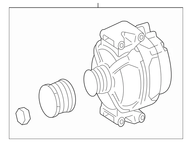 906210064 - : Exchange Alternator for Mercedes-Benz: CLS63 AMG, CLS63 AMG S, E63 AMG, E63 AMG S, G63 AMG, GL63 AMG, GLE63 AMG, GLE63 AMG S, GLS63 AMG, ML63 AMG, SL63 AMG Image