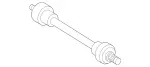 2213505102 - : Rear Axle Shaft for Mercedes-Benz Image