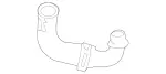 2782000551 - Cooling System: Engine Coolant Hose for Mercedes-Benz Image